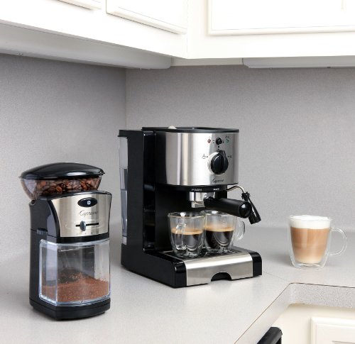 Capresso 116.04 Pump Espresso And Cappuccino Machine Ec100, Black And Stainless #TOP2