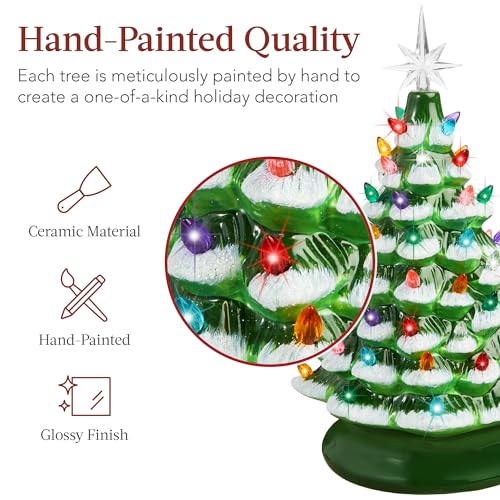 Best Choice Products SKY6943 15In Ceramic Christmas Tree thumb #1