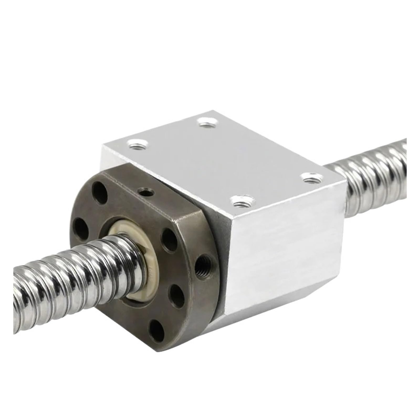 Metal Ball Screw nut end Processing SFS1205 Ball Screw Length 100mm-550mm Nut Nut Seat Plus BKBF10 Support Seat Ball Screw Set(150mm)