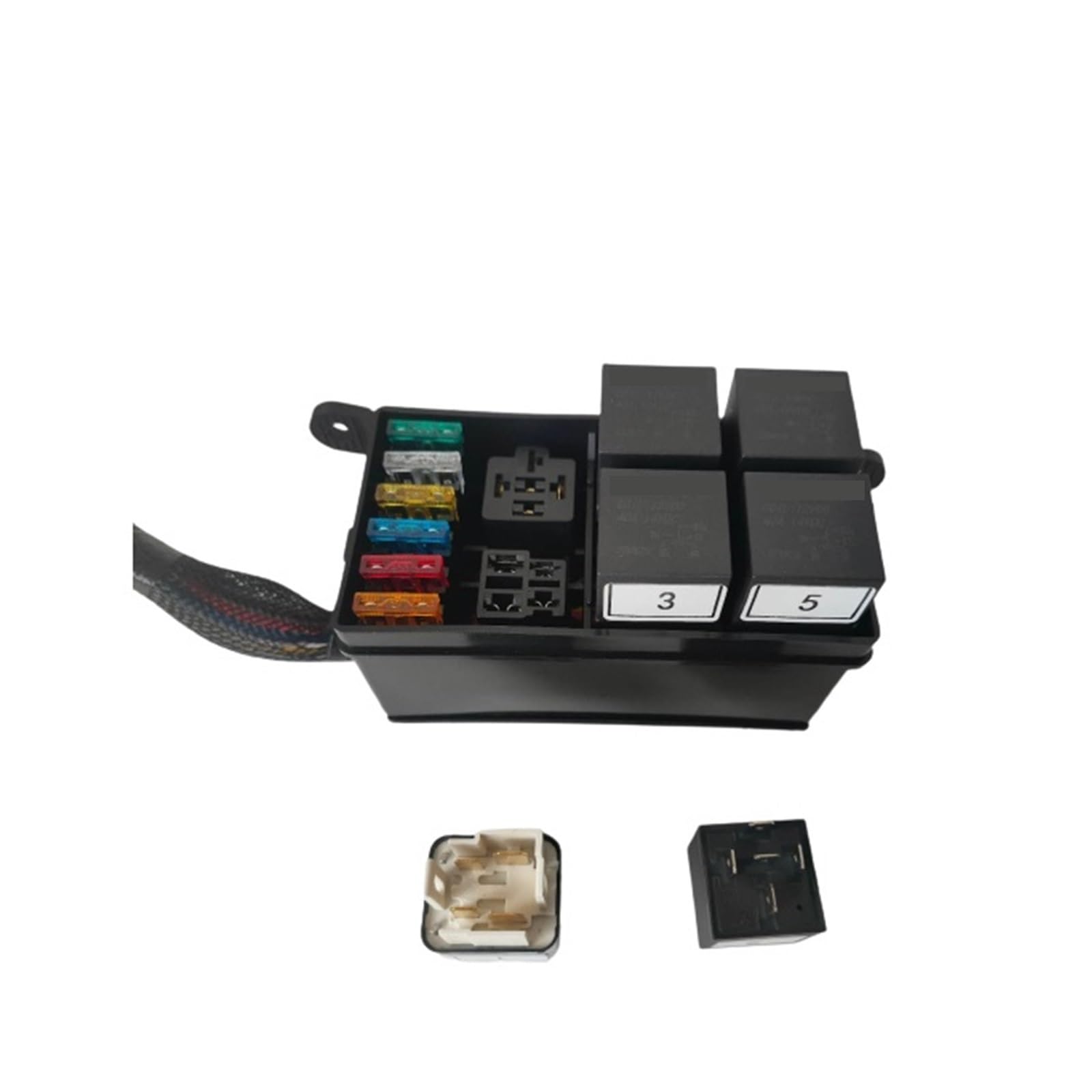 Caja de fusibles y relé de 12 V for mazo de Cables Marino de automóvil