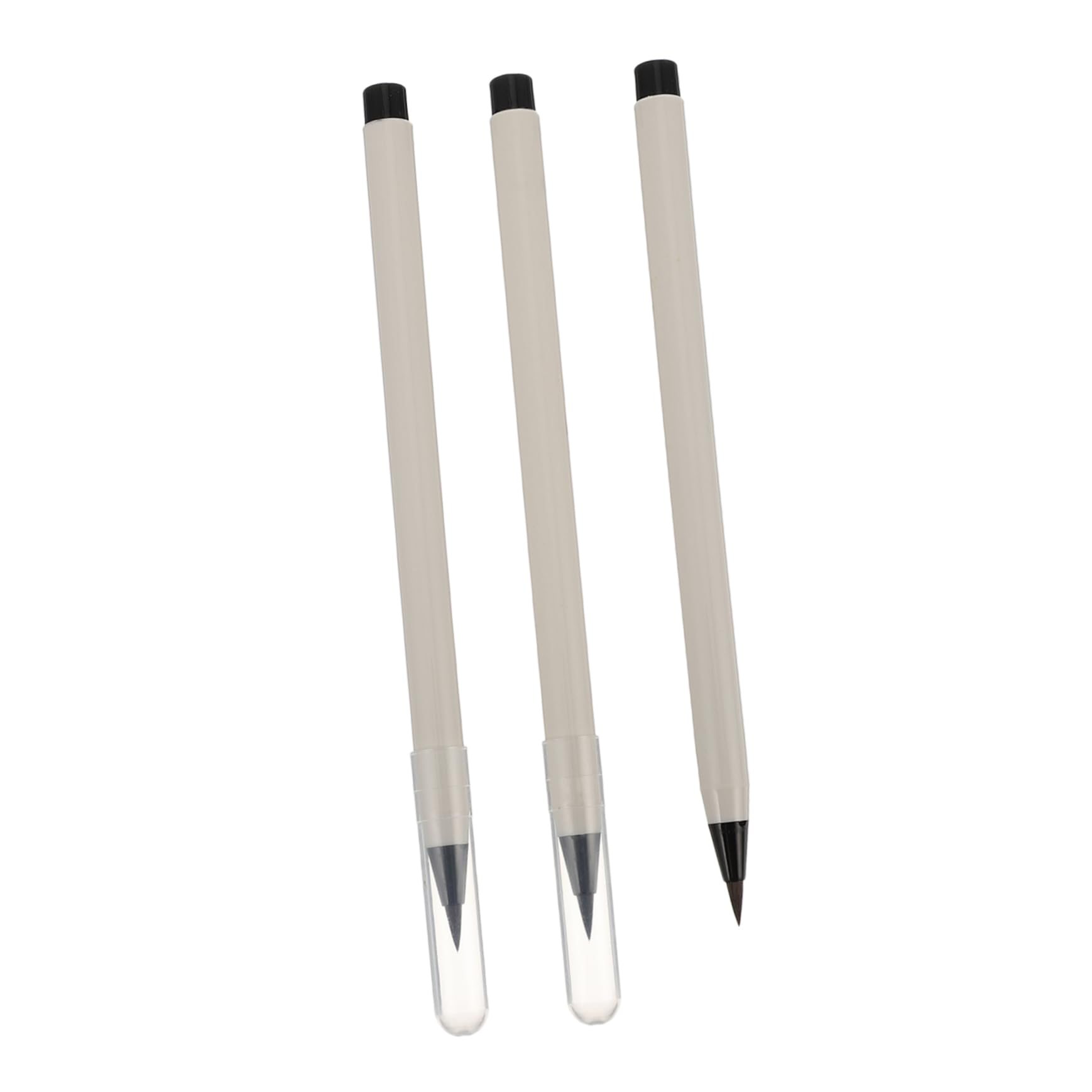 ARTIBETTER 2sets 3pcs Refillable Chinese Calligraphy Brush Durable Writing Brushes for Beginners and Professionals for Calligraphy Drawing and Painting Projects 3pcs*2