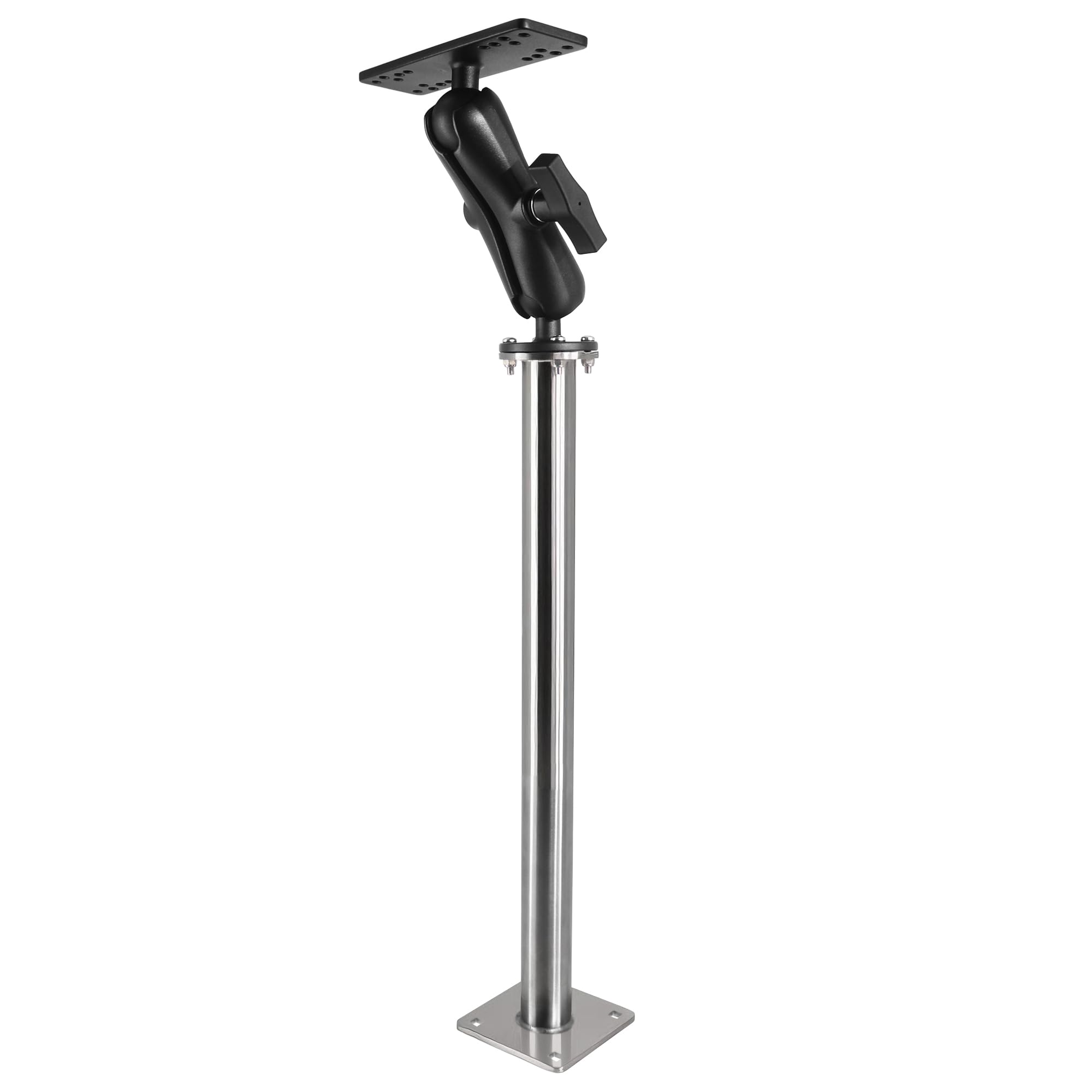 WINDFRD Stainless Steel and Aluminum Fish Finder Mount with 17