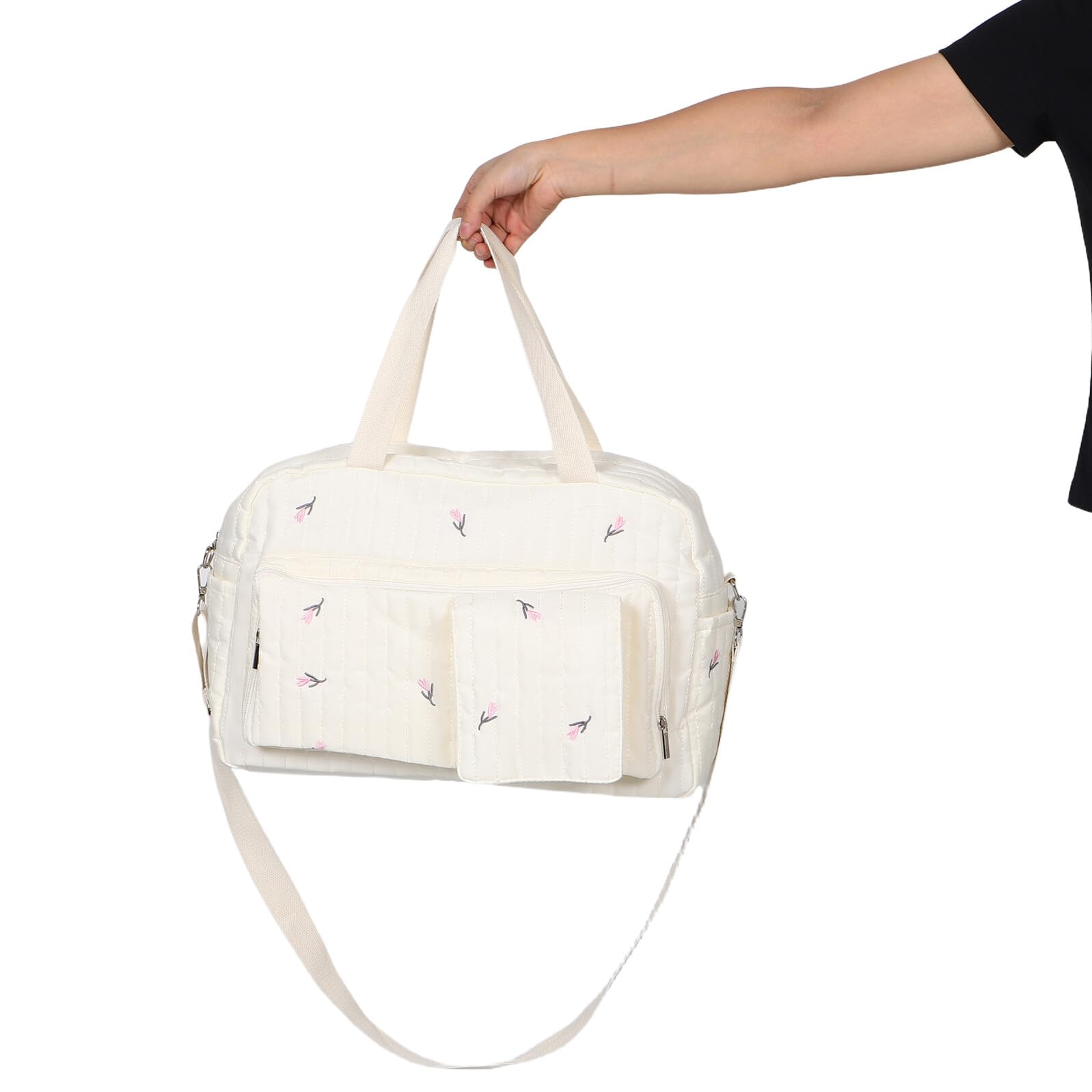 TOYANDONA Wickeltasche für Großem Fassungsvermögen Multifunktional als Reisetasche und Kliniktasche für Schwangere Bedruckt mit Organizer für Outdoor-aktivitäten
