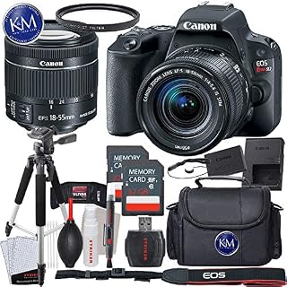 Canon EOS Rebel SL2 DSLR Camera w/ 18-55mm Lens + 32GB Card +