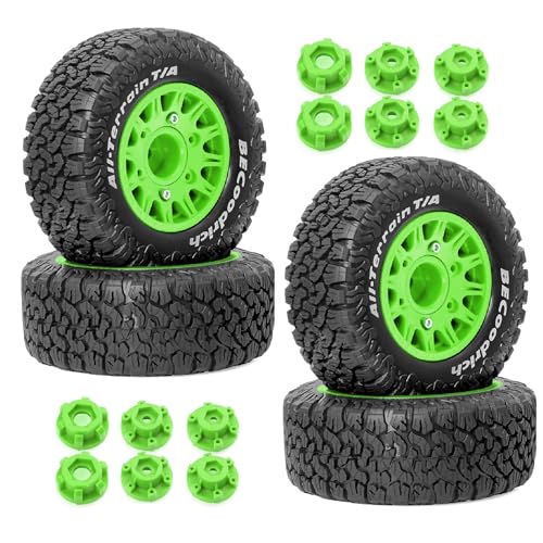 Pneus tout-terrain RC multi-hexagones pour une adhérence maximale