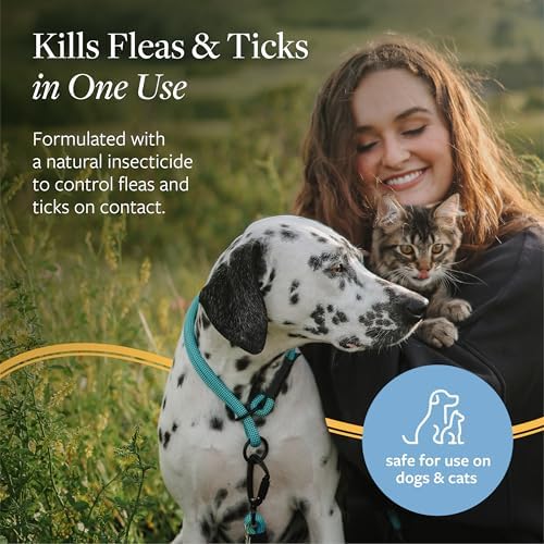 Veterinary Formula Flea and Tick Shampoo for Dogs and Cats, 16 oz - 2