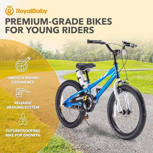 image for RoyalBaby BMX Freestyle Kid's Bike with Two Hand Brakes, Tool Free Ped
