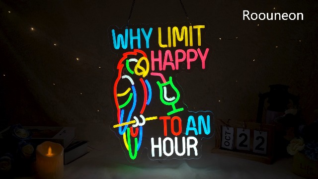 Amazon.com : Bar Sign Why Limit Happy To An Hour Beer Tiki Bar