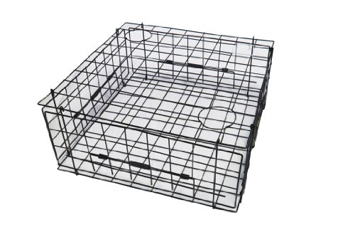 KUFA Heavy duty vinyl coated crab trap 28"x28"x12" (S70)