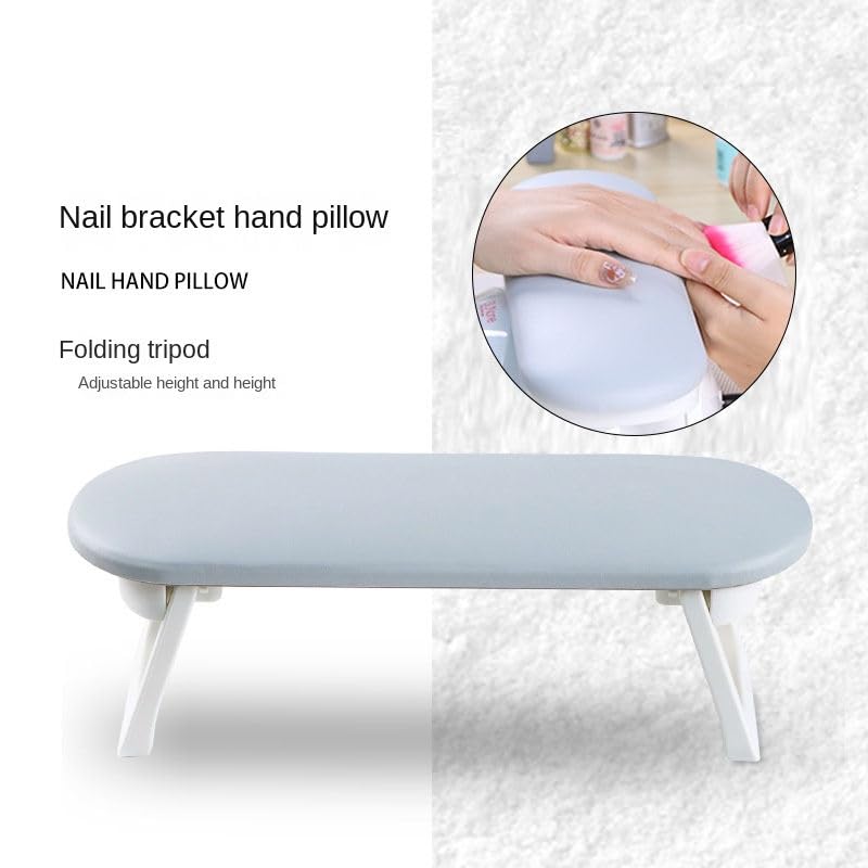 NAILWIND Nail Pillow Hand Rest for Nails, Arm Rest Nail Table for Fingernails and Toenails, Professional Manicure Nail Pillow Hand Rest Stand for Nail Technician Salon Use