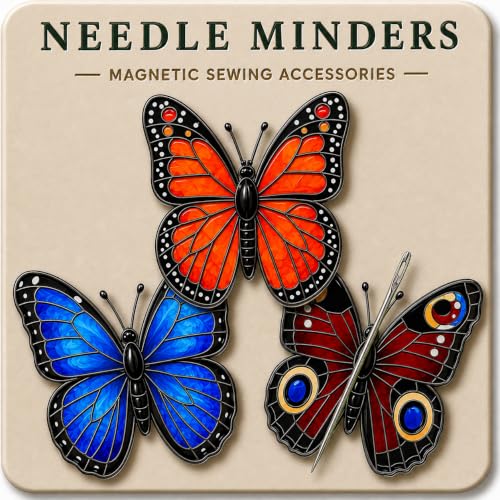 Image of Kraftex Magnetic Needle Minder. Needleminder for Embroidery & Sewing. Cute Needlepoint Accessories. Magnetic Needle Holder for Cross Stitch. Cute Magnet Pin Gift