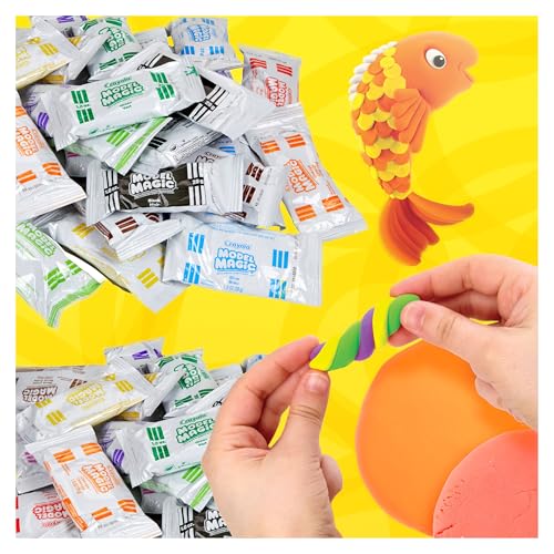Image of Crayola Model Magic (30 Pack), Air Dry Modeling Material, Teacher Classroom Must Haves, School Supplies for Kids, Soft Clay Alternative, 15 Colors, 1 oz Packs
