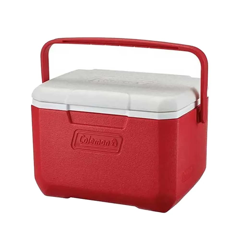 Coleman(コールマン) クーラーボックス テイク6 レッド 容量約4.7L 約28.5×20×18 釣り 運動会 お花見 部活 弁当 飲み物 買い物 キャンプ アウトドア 強力保冷 頑丈 暑さ対策商品画像