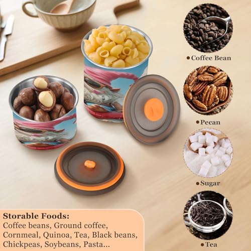 Recipiente hermético para café de acero inoxidable 30oz miniatura 5