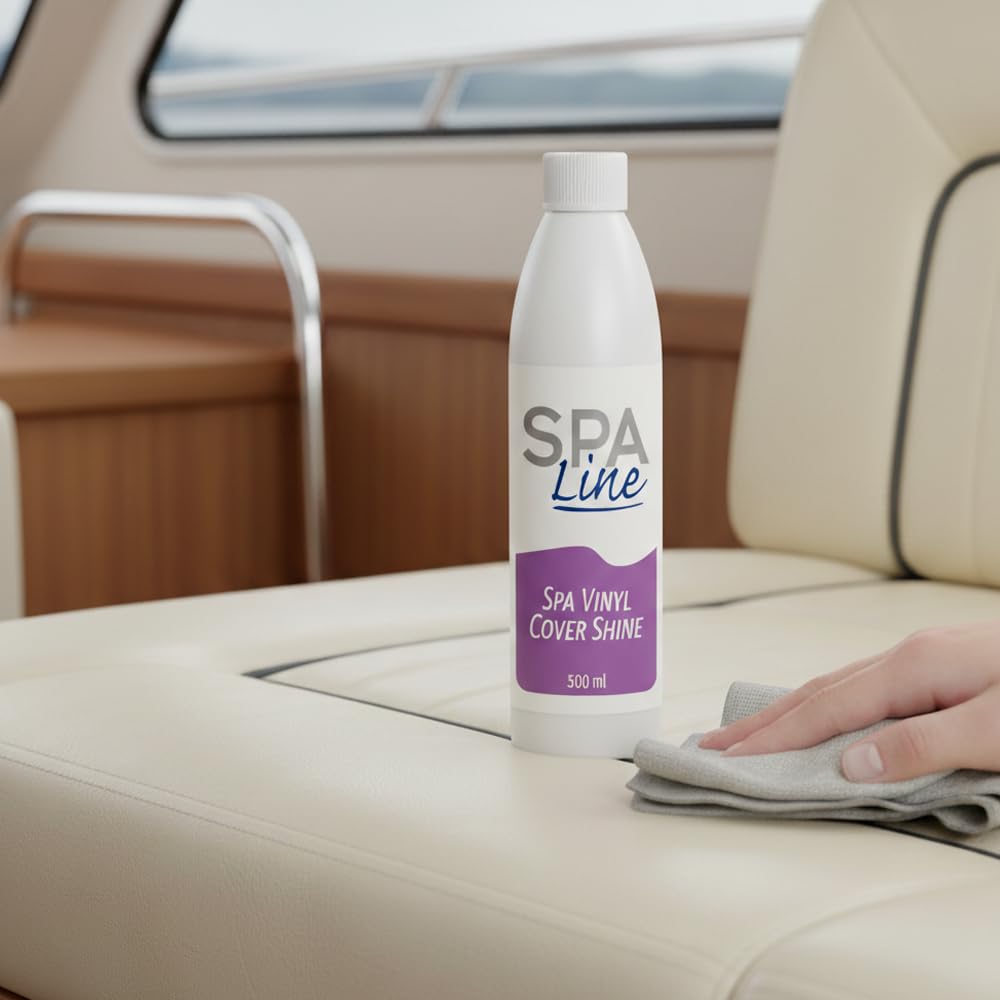 Spa Line Cover Shine 500 ml Whirlpool Abdeckungsreiniger & Vinylreiniger – Pflege, Schutz & Glanz für Whirlpool Abdeckung
