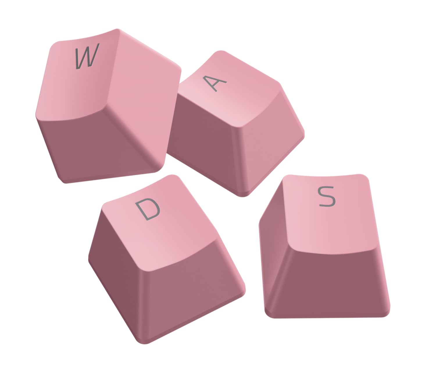 RazerPbt Keycap Upgrade Set With Coiled Cable - Backlight Compatible (Superior Pbt Shine Resistant Material, Doubleshot Molding With Ultra Thin Font, Coiled Cable) Quartz | Us Layout