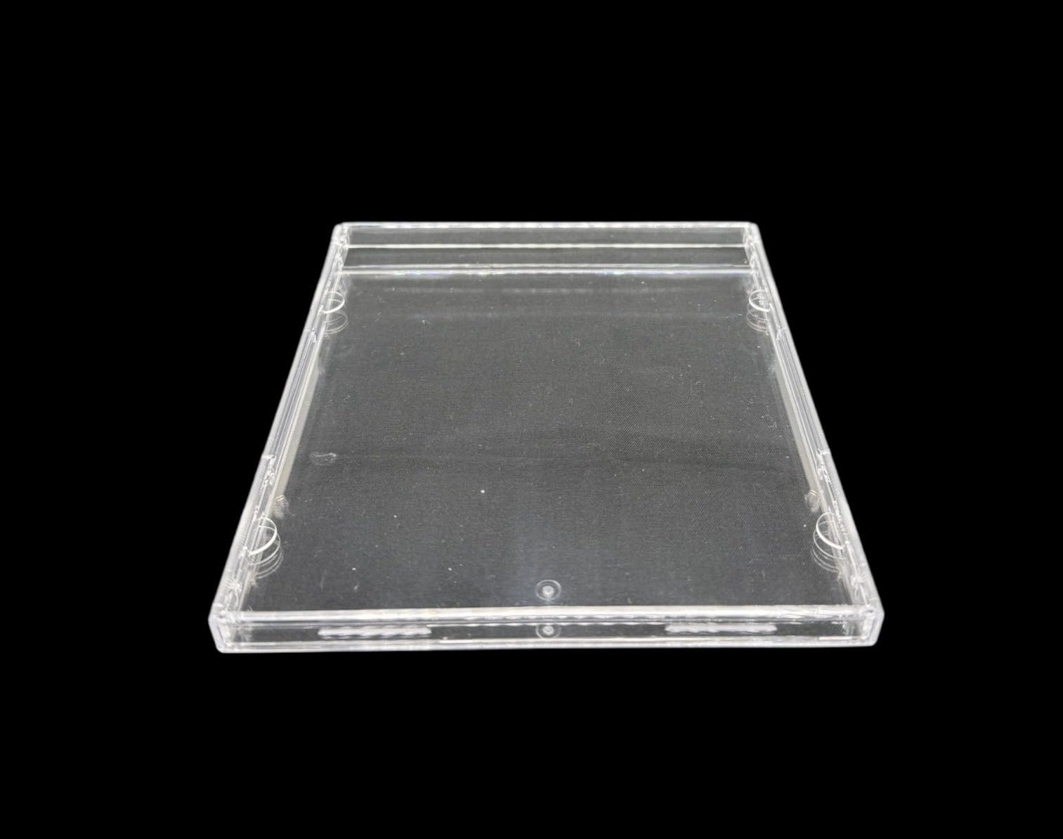 10 custodie trasparenti di ricambio per CD senza vassoi, dimensioni standard 141 x 124 x 10,4 mm, perfette per sostituire custodie danneggiate per album (100)