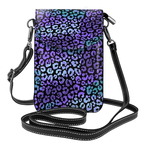 Sacs bandoulière imprimé léopard coloré pour protéger votre téléphone portable