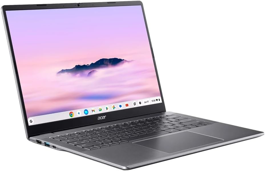 Chromebook Plus 514 14” Touchscreen Laptop with Google AI – Intel Core 3 Processor N355 – 1920 x 1200 - Chrome OS - 8GB RAM – 512GB SSD
