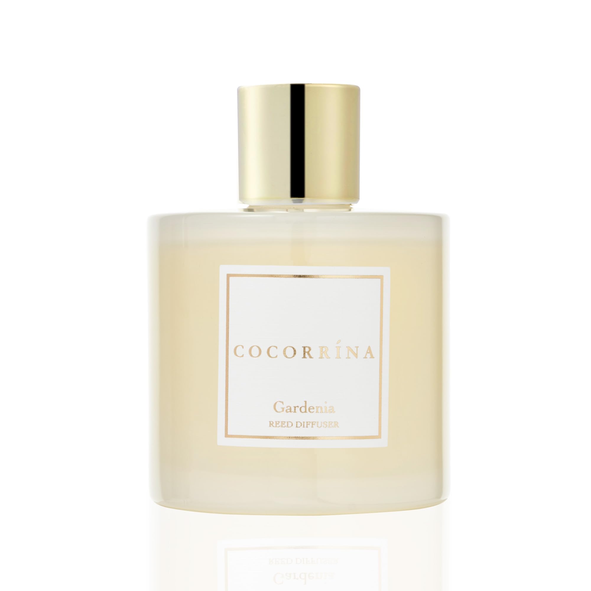 Cocorrína Set di diffusori a bastoncini, diffusore Gardenia da 200 ml con 8 bastoncini di profumo per la casa, per camera da letto, bagno, soggiorno, casa e ufficio