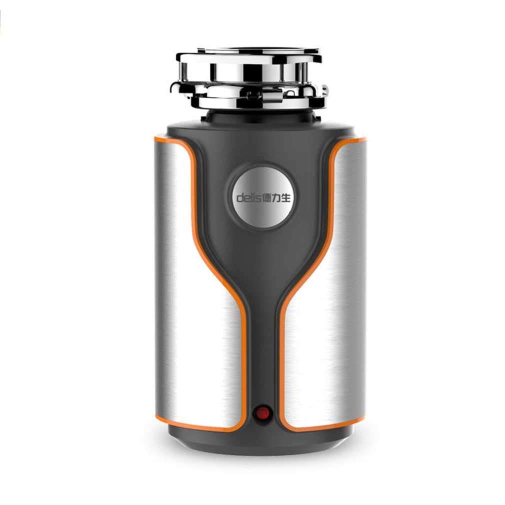 Durable Broyeur d'évier Silencieux, Broyeur de Déchets Alimentaires Durable pour Cuisine 3700 R/Min,1300ML Cuisine, Silver