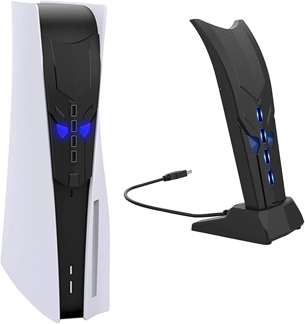 4-Port USB Hub for PS5, Megadream High-speed Expansion Hub Charger Splitter Adapter USB 2.0 HUB, Suitable for PS5/PS4/ Xbox Series X S/ Xbox One/360 N-S and other Consoles Keyboard, Mouse