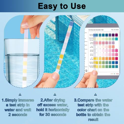 llikknve 120 PCS 9-in-1 Aquarium Water Test Kits, Aquarium Test Strips, Accurate and Reliable, for Aquariums, Fish Tanks, Ponds - Image 5