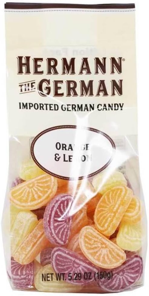 Hermann the German Orange and Lemon Candy