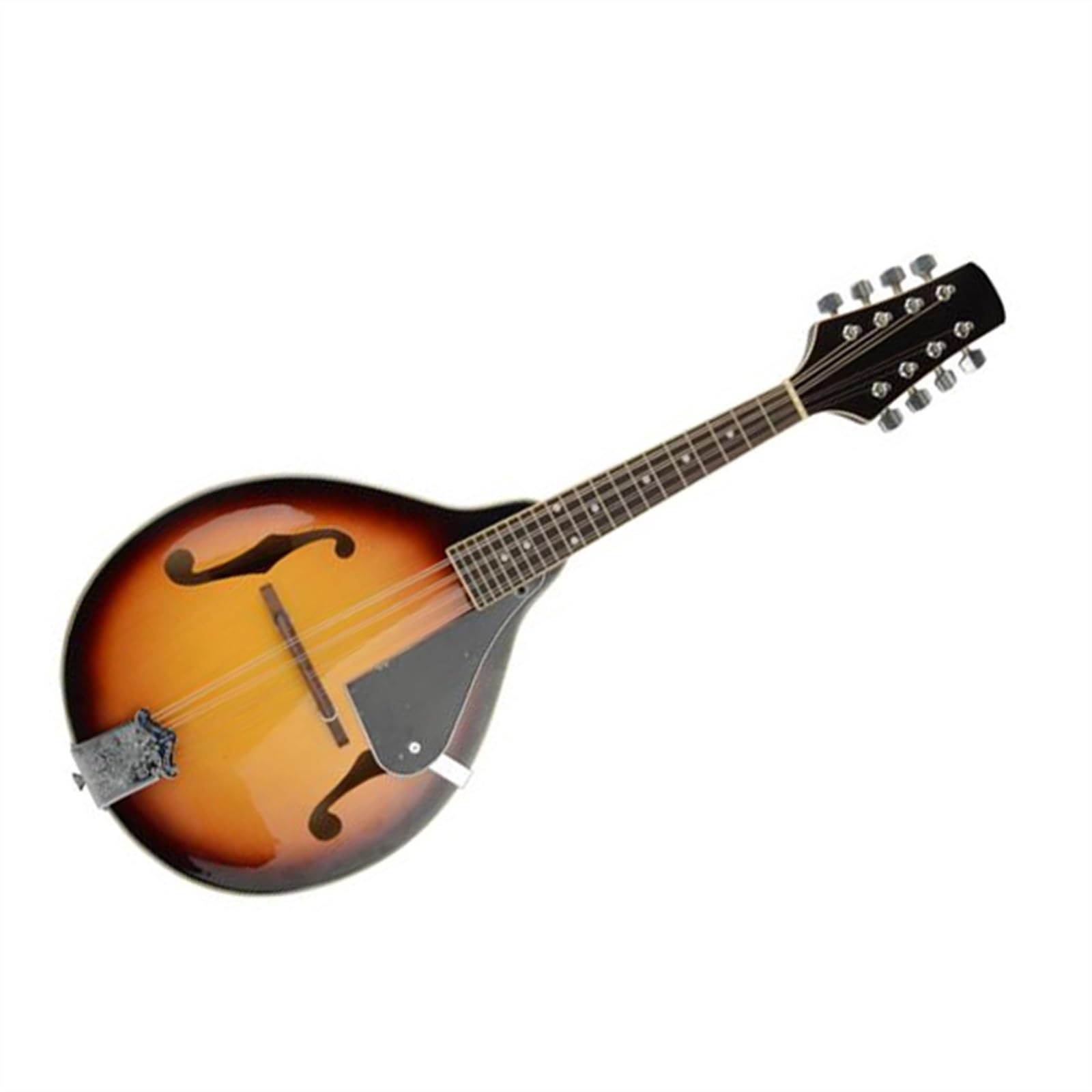Mandoline pour Débutants Une Élégante Tête De Mandoline Acoustique À 8 Cordes En Acajou Avec Planche De Protection