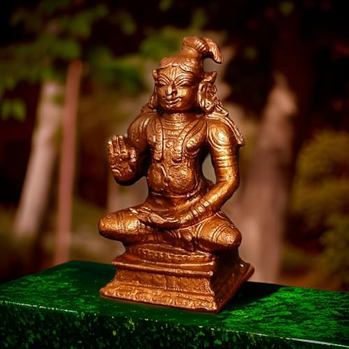 Image of Copper Nammazhwar Idol 2.5 in | 195g