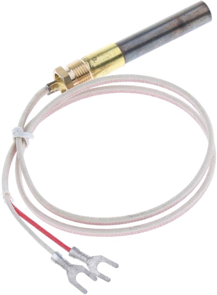 ELeXAR Gas Fryer Thermopile Thermocouple 2 Wire Replacement for Imperial Elite Frymaster Dean Pitco and Italian FAGE Gas Pizza Oven