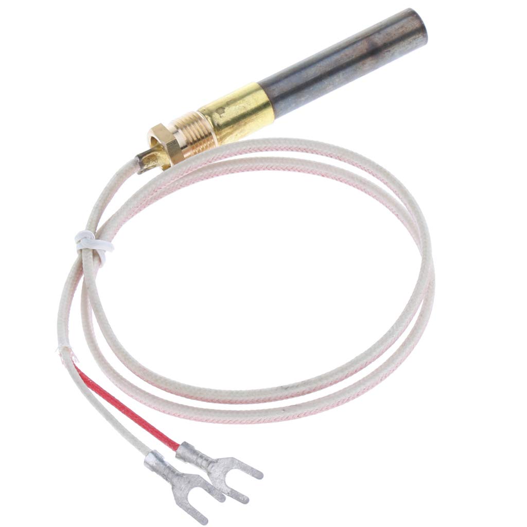 ELeXAR Gas Fryer Thermopile Thermocouple 2 Wire Replacement for Imperial Elite Frymaster Dean Pitco and Italian FAGE Gas Pizza Oven
