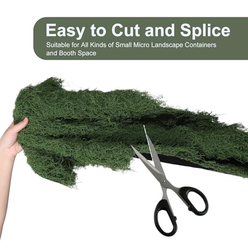 Césped artificial de musgo verde GALPADA para plantas de interior 4