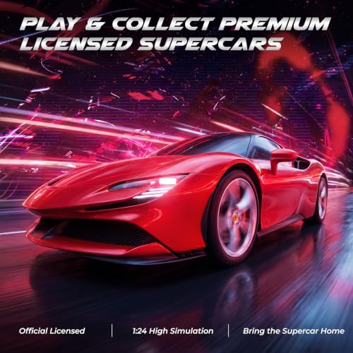 Image of BEZGAR 1:24 Official Licensed Ferrari SF90 Stradale Remote Control Car