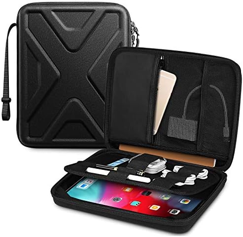 SITHON Portfolio Sleeve Case for iPad Pro 11 M2/M1 2022-2018, 10.9" iPad 10th Gen, 10.9" iPad Air 5/4, 10.2" iPad, Hard Shell Protective Tablet Carrying Bag with Accessory Storage Organiser Holder
