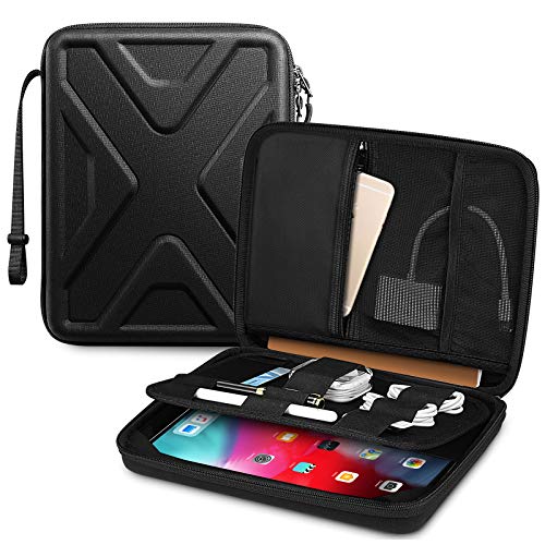 SITHON Etui na tablet do 11 cali iPad Air M4 M3 M2 2026-2024, 11" iPad Pro M5 M4 2025-2018, 11" iPad A16 2025, 10,9" iPad & iPad Air, do 11" Samsung Tab A11+, twardy organizer do przenoszenia tabletu