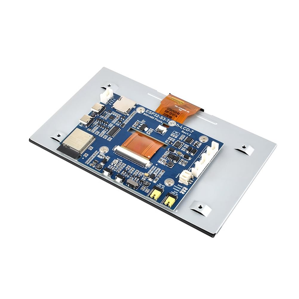Rozwój płyty - 7-calowy wyświetlacz LCD, 800x480, częstotliwość 240 MHz, kompatybilna z WiFi i Bluetooth.