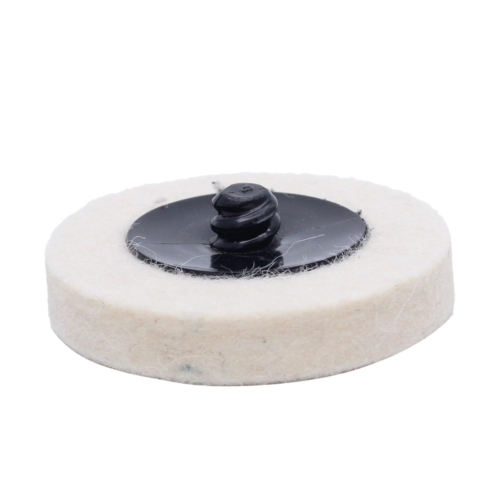 Polerująca tarcza szlifierki stołowej, 10 szt. 2" skompresowanych wełnianych tarcz polerskich QC 50 mm, polerujące tarcze polerskie, akcesoria do narzędzi ściernych