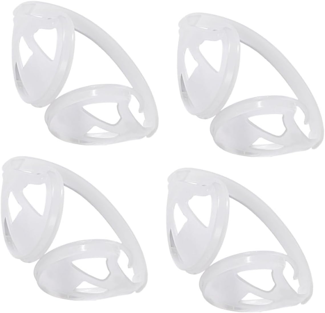 4pcs Earmuff Frame Rack Winter Ear Protectors Holder Diy Earmuff Stand Plastic Ear Muff Frame Shelf