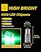 QasimLed DC 12V Green P21W 1156 BA15S 27SMD 5050 LED Lamps For Car Tail Backup Turn Signal Reversing Replacement Light Bulb 2X