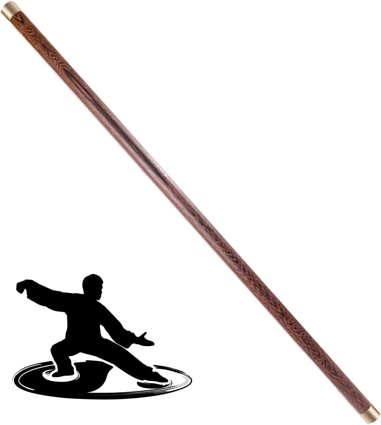 Tai Chi Lineal, Tai Chi Stick, 3-In-1 Qigong-Fitnessgerät Für Kampfsport, Tai Chi Stab Handgelenk Trainer Für Parkrasen Im Freien, Leicht Zu Tragen Und Abnehmbar