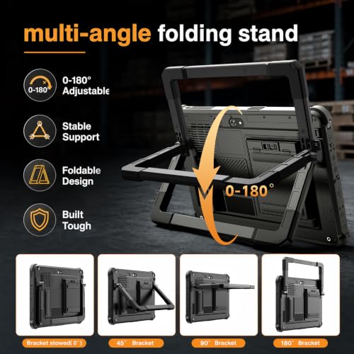 Image of IP67 Rugged Windows Tablet,10.95 inch 16+256GB Stand PC for Outdoor Work