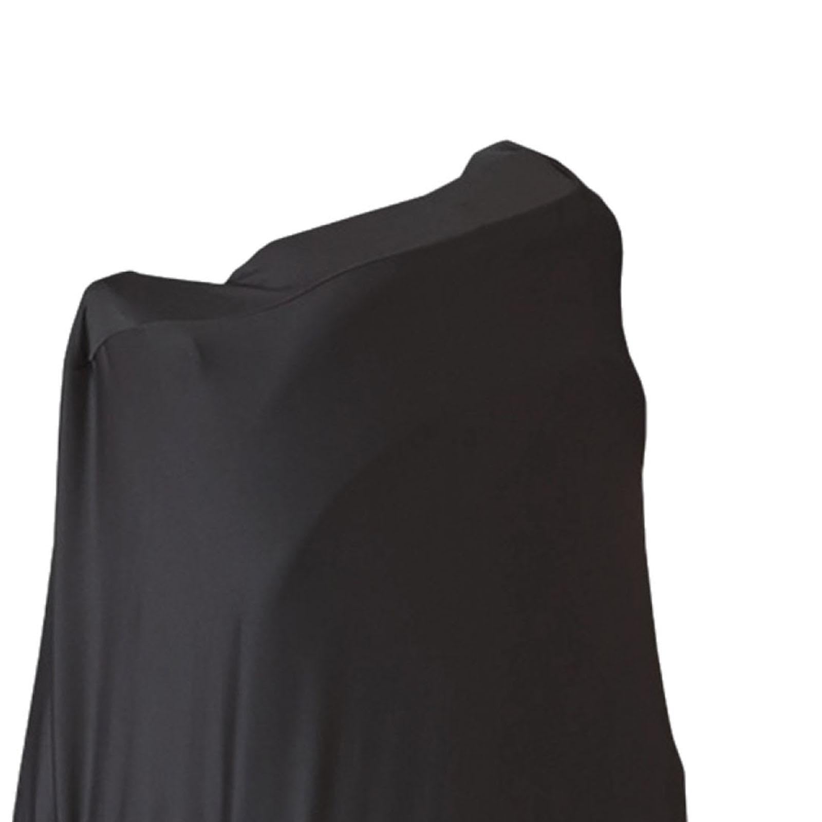Copertura Antipolvere per Passeggino, Elastica, Lavabile, Borsa Portaoggetti per Passeggino, Copertura Protettiva per Carrozzina, Chiusura con Couliss, Nero, L