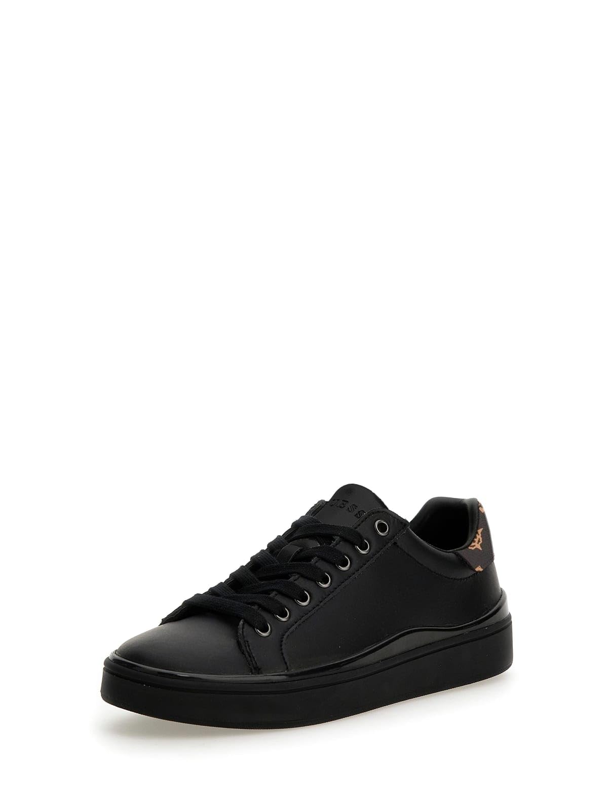 GUESS FL7BNNLEA12 - Zapatillas de piel negra
