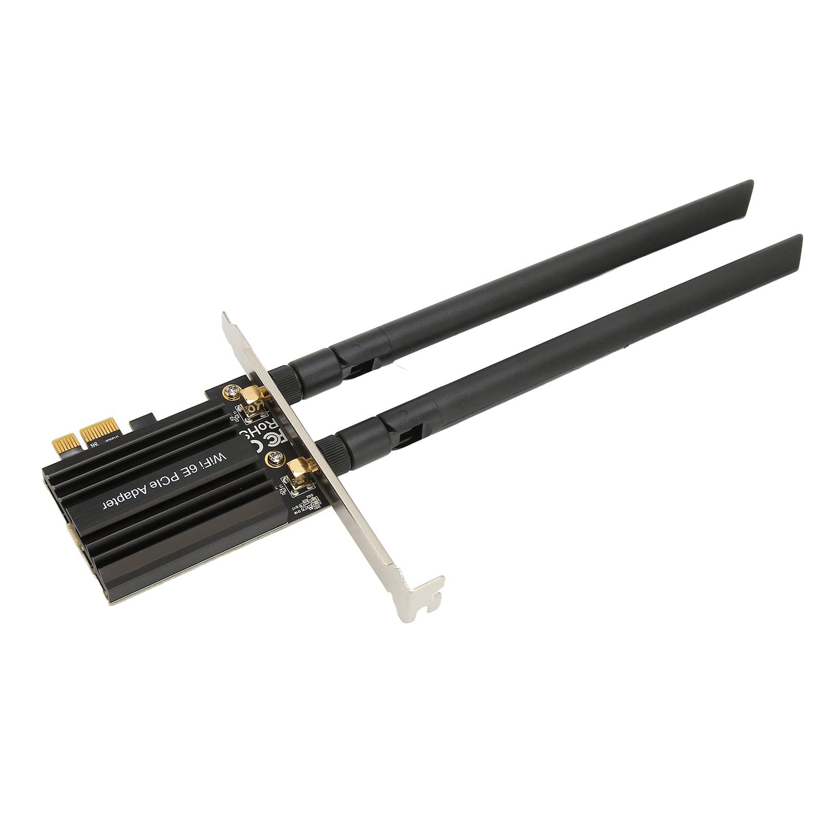Carte WiFi, 5GHZ 6GHZ 2.4GHZ 5.2 Carte Réseau sans Fil pour Ordinateur de Bureau