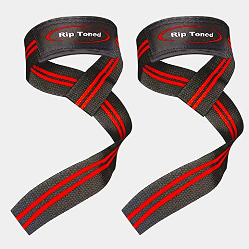 Rip Toned Lifting Straps For Weightlifting - Long 23 Inch Deadlifting Straps Lifting Wrist Straps For Men & Women With Protection Padding For Deadlifts Powerlifting Strength Training #TOP18