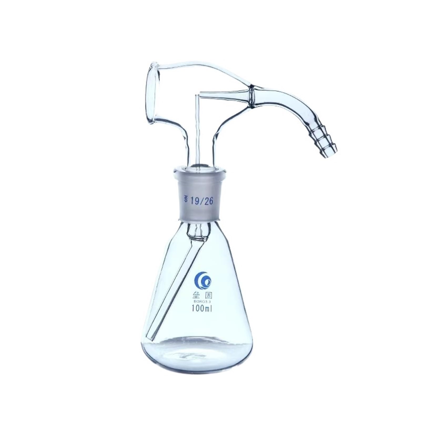 Laboratoryjna cienka warstwa chromatografii szklana butelka z rozpylaczem z balonem sprzęt laboratoryjny (50 ml)