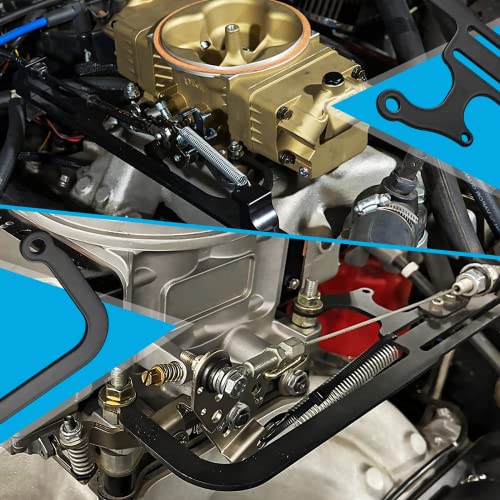 304147 EZEFI Cable Mount Kit Adjustable Carburetor Throttle Cable Bracket For