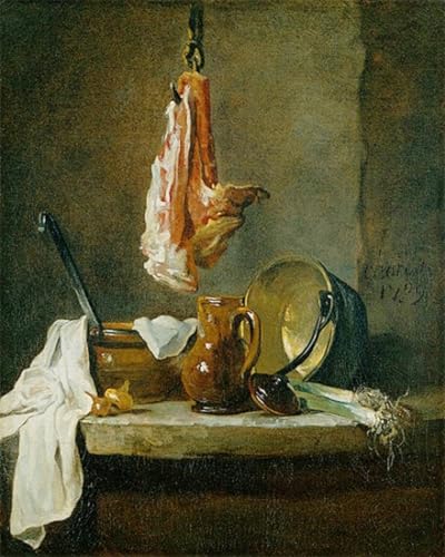 Impresiones de lienzo artísticas vintage de Chardin para decorar la pared de la oficina