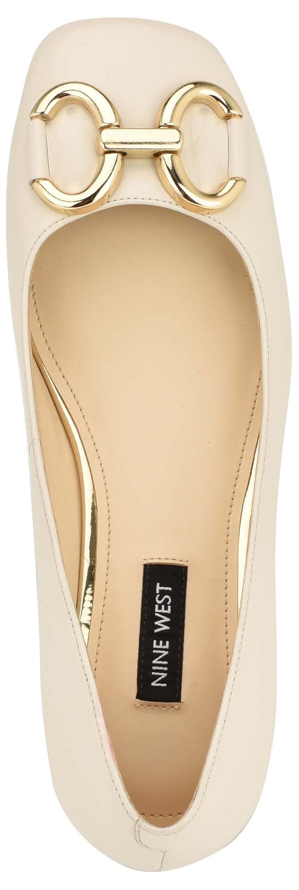 Nine WEST Women's Works Ballet Flat, Chic Cream 150, 9 by NINE WEST - Image 2